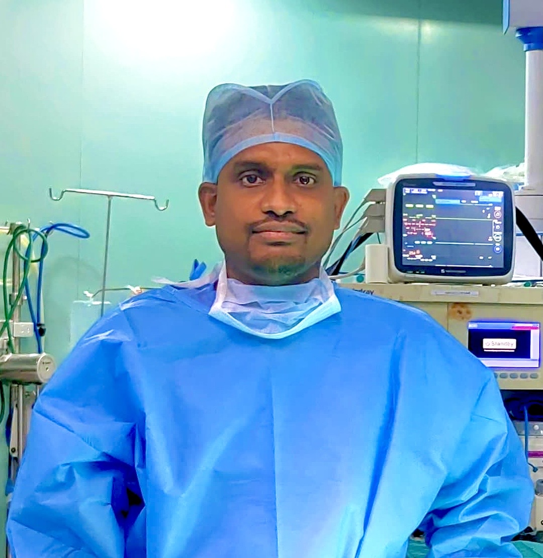 Dr Sandeep Katakam — In the Operating Theatre