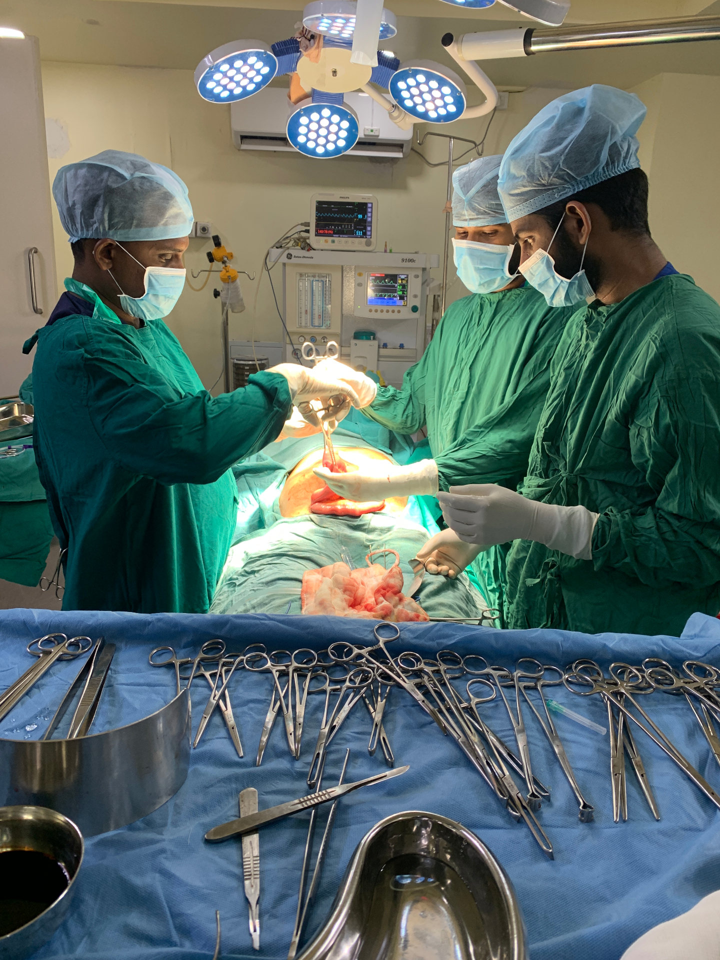 Dr Sandeep Katakam — State-of-the-Art OT Setup